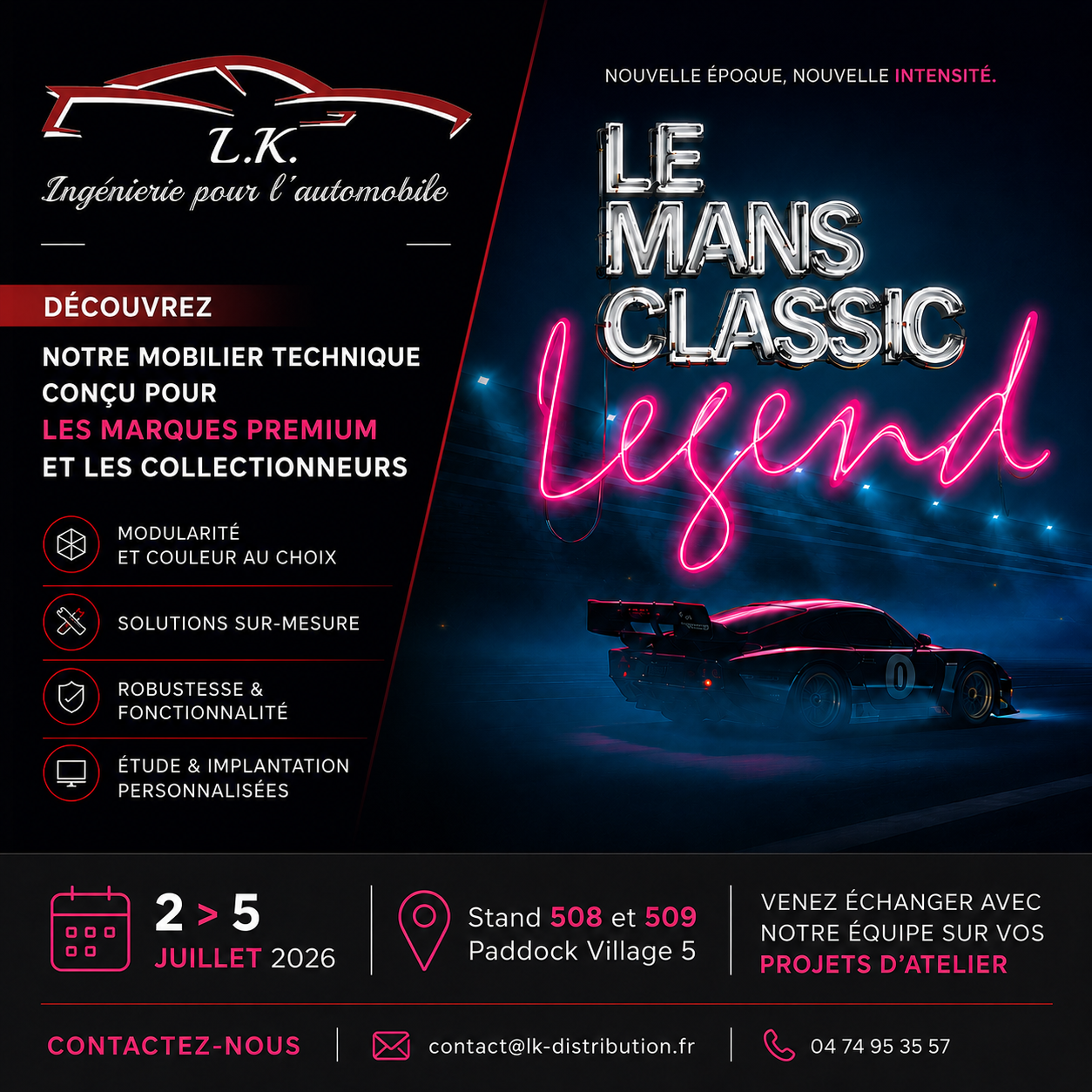 LK à Le Mans Classic Legend 2026