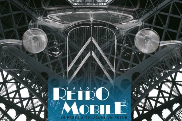 Affiche du salon Retromobile 2019 à Paris