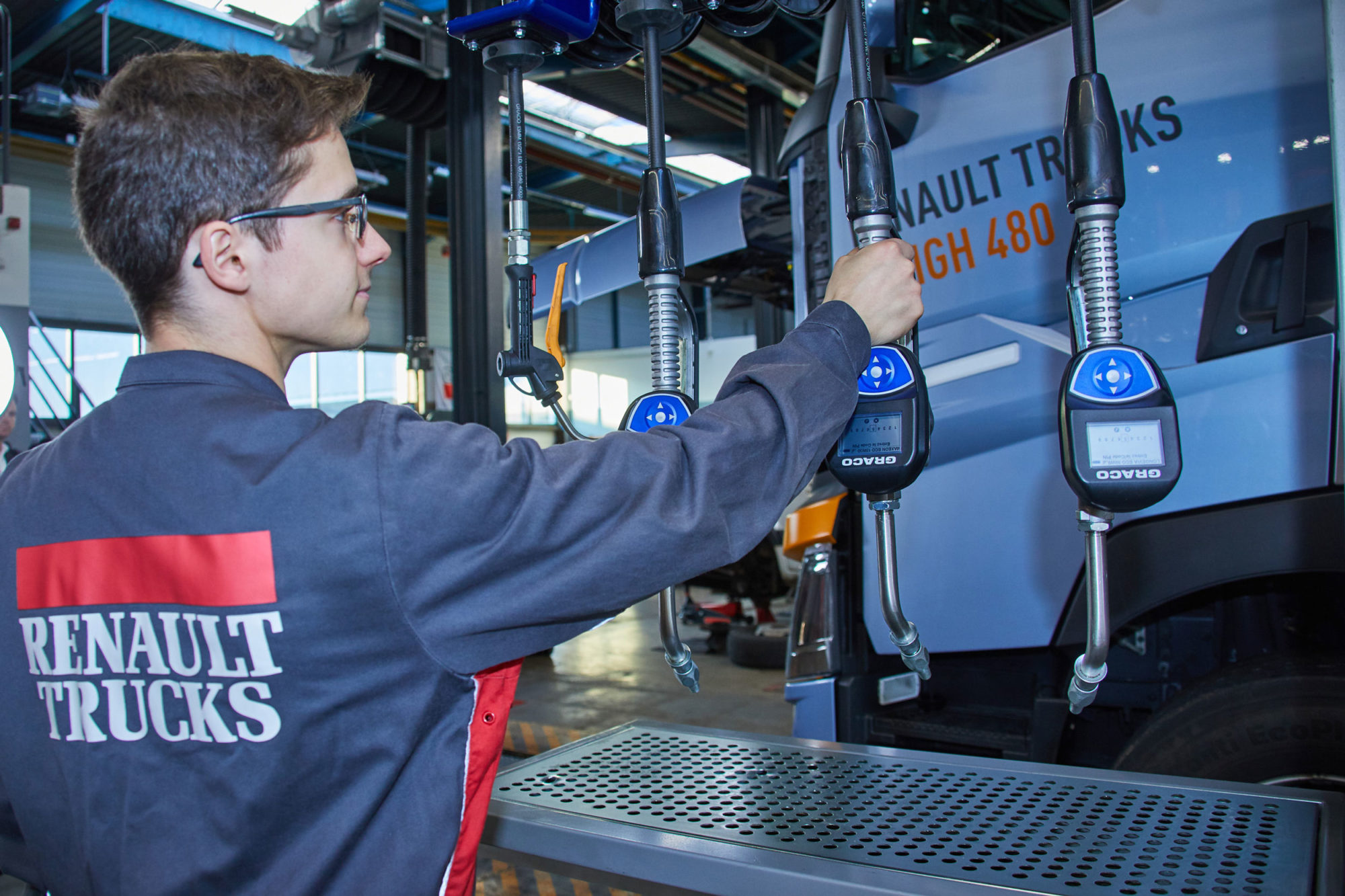 Renault Trucks a choisi la gestion de fluides Pulse Pro de Graco